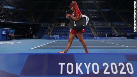 Naomi Osaka will leave the Tokyo Olympics without a medal, losing in the third round to Marketa Vondrosova
