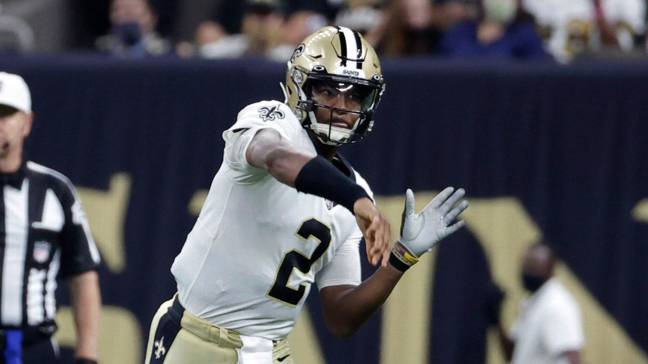 Sources in New Orleans Saints report that James Winston starts quarterback in the first week