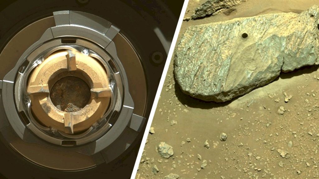 NASA rejoices: Persevering Mars explorer secures rock dust