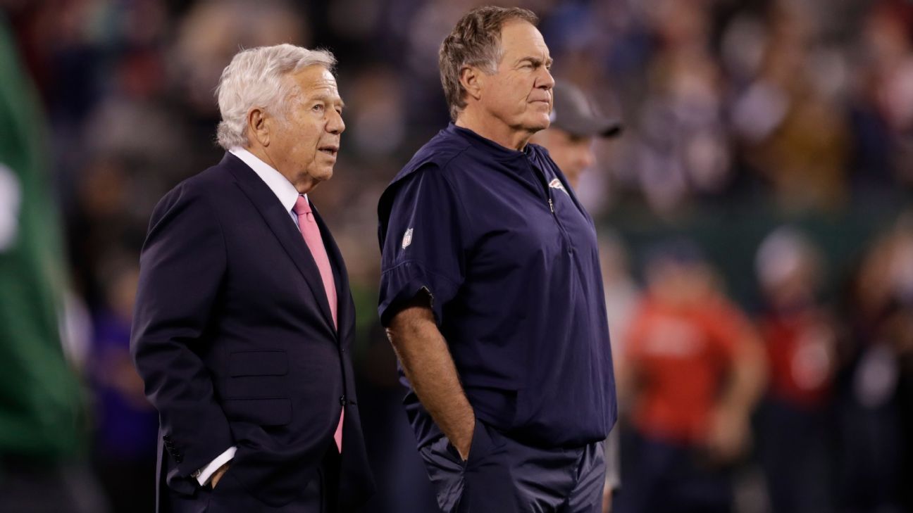 New England Patriots writers inside a secret and controversial franchise Robert Kraft, Tom Brady and Bill Belichick