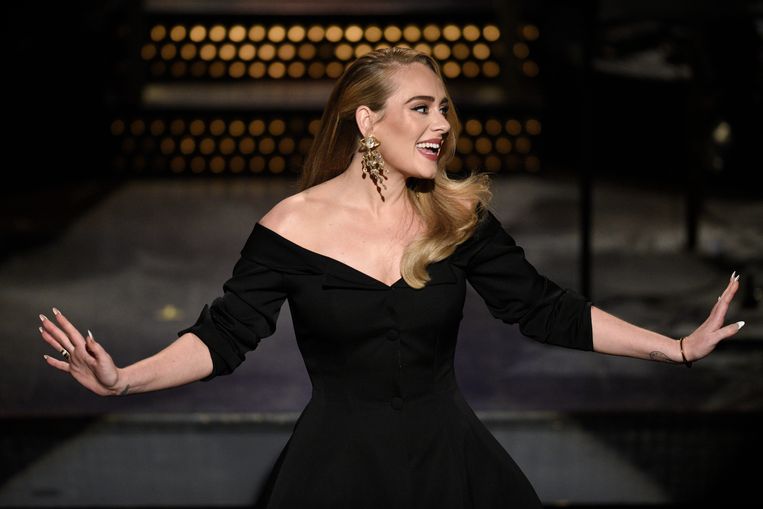 Adele at Saturday Night Live in 2020. Image NBCU Photo Bank via Getty Images