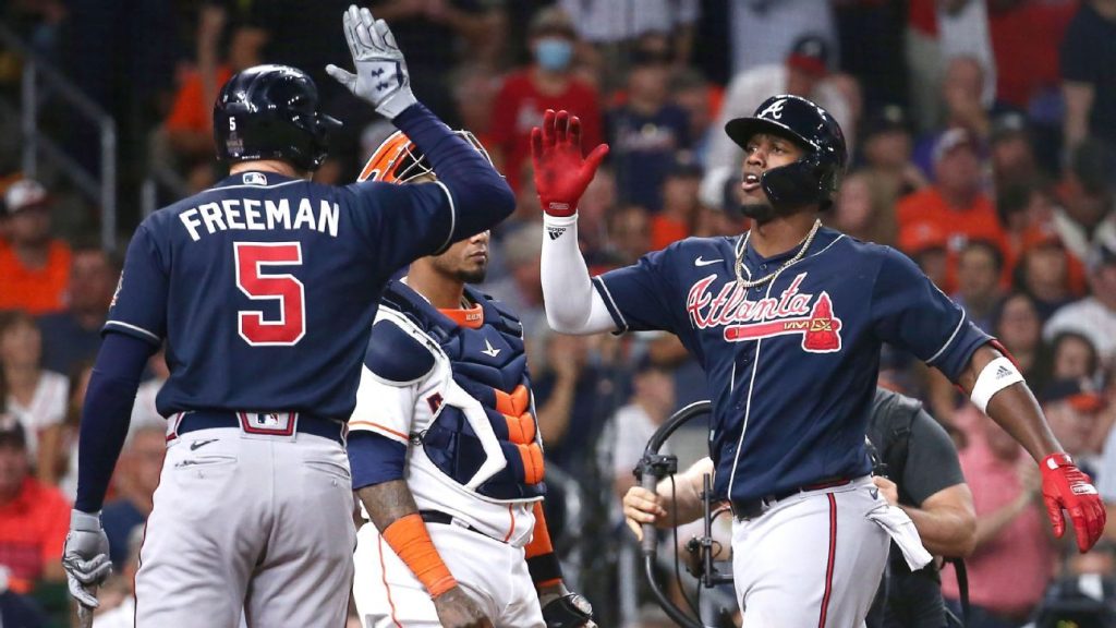 MLB World Series 2021 - Braves charge up the power, Charlie Morton breaks his leg and other big moments in first game win over the Astros