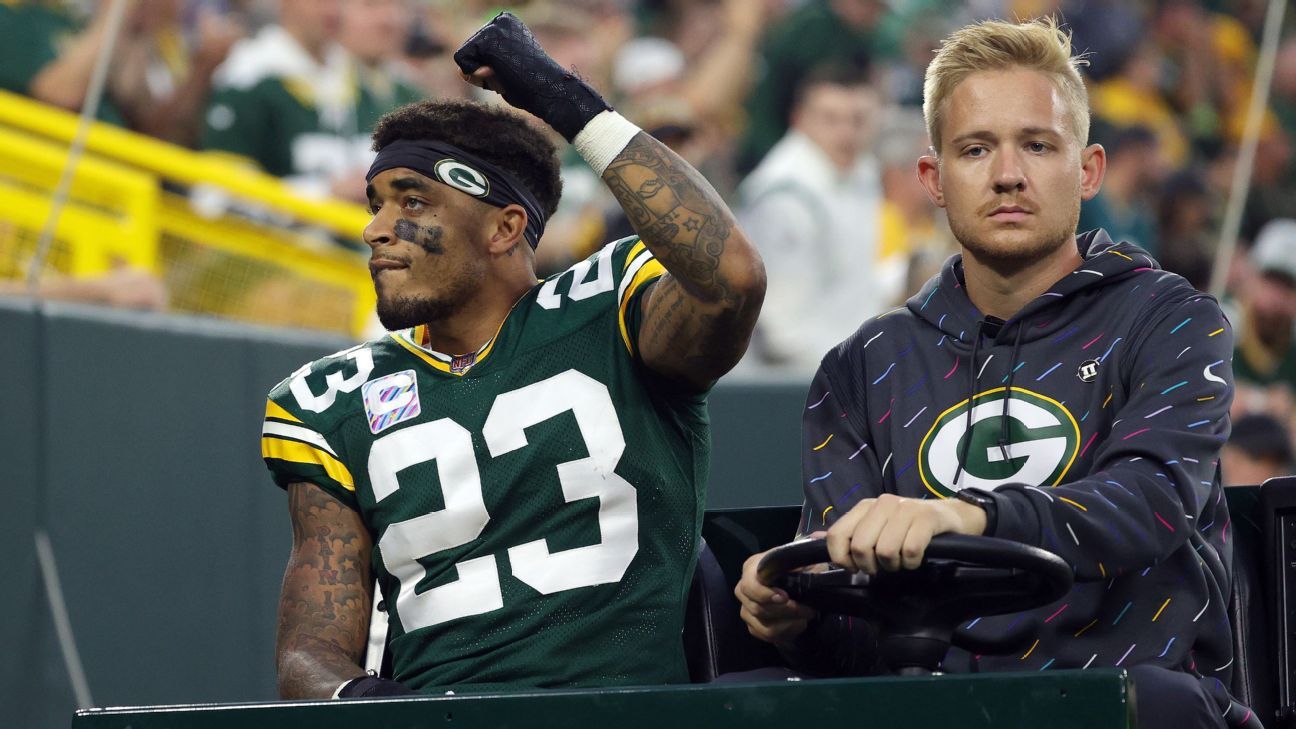 Sources - Green Bay Packers are awaiting a decision on whether CB star Jaire Alexander needs end-of-season surgery