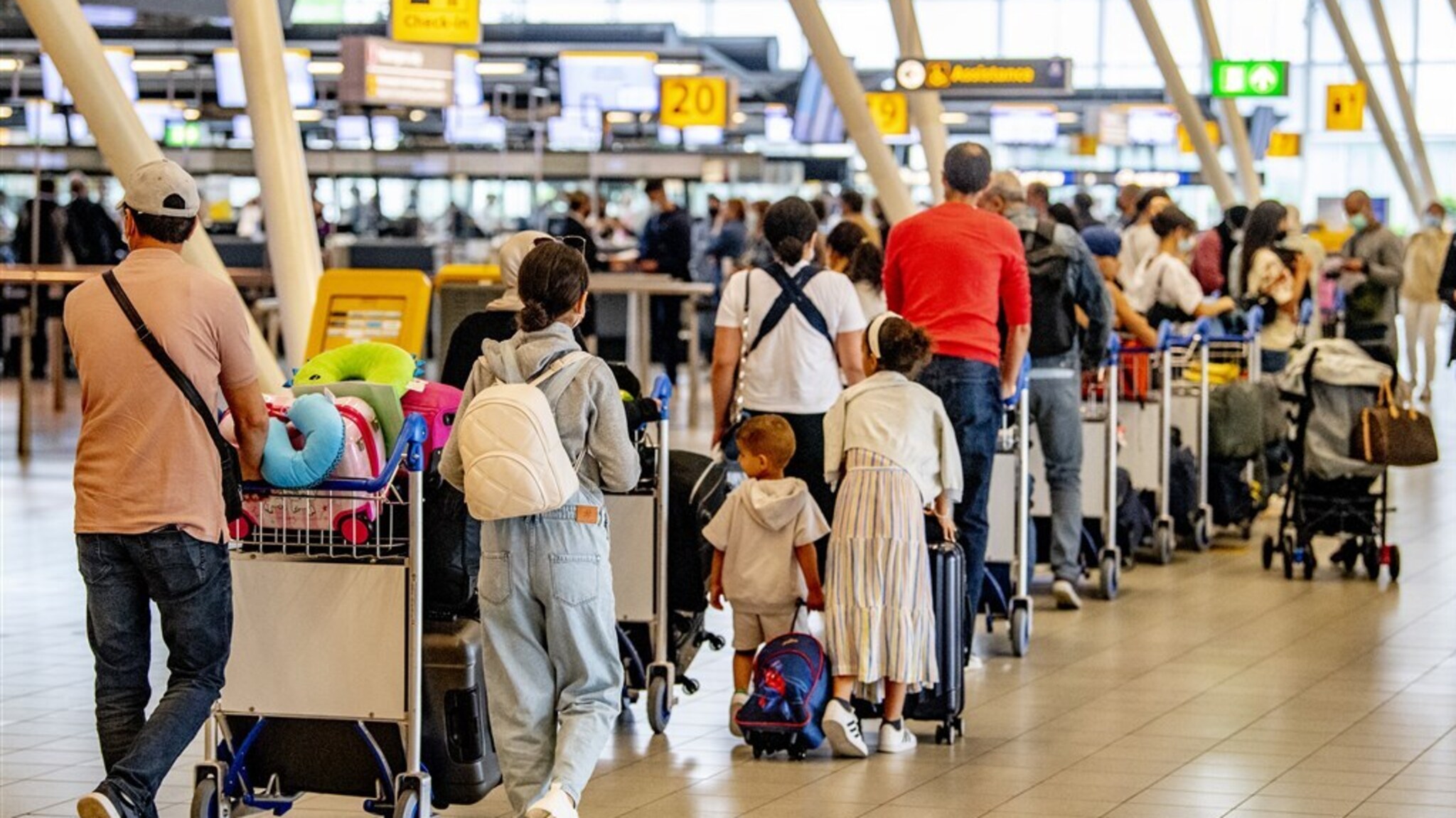 Test before your flight?  Busier now, and then the holidays haven't come yet