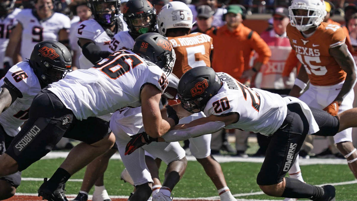 Texas score against Oklahoma State, fast food: No. 12 Cowboys ride defense in second-half to win comeback