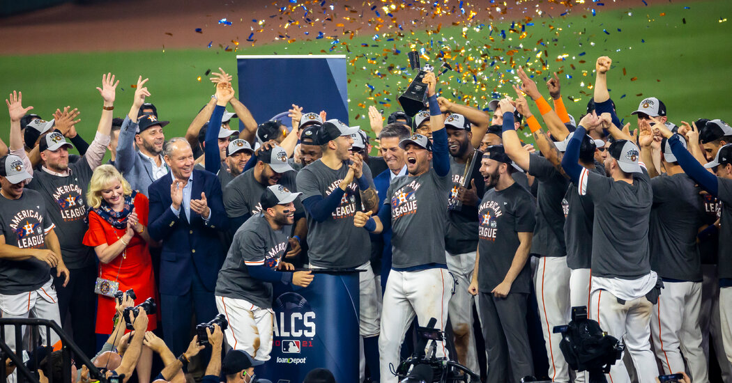 The Houston Astros beat the Boston Red Sox to reach the World Championships