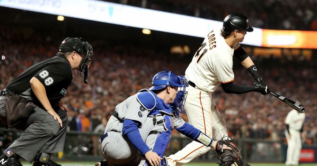 Umpire's 'Blown' Check-Swing Invitational Epic Dodger-Giants series ends and stuns fans