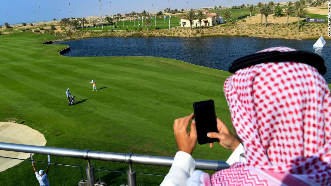 Saudi Women's International: Celebrities return to Saudi Arabia as women in golf battle for equality