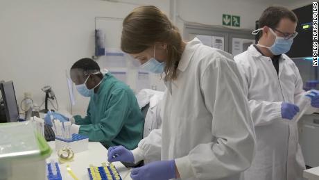 Scientists at Govit-19 work at the Center for Epidemiological Response and Discovery in KwaZulu-Natal, South Africa.