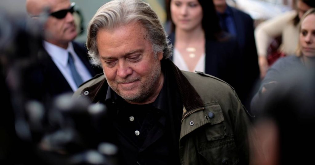 Ex-Trump adviser Steve Bannon charged with contempt of Parliament |  Abroad