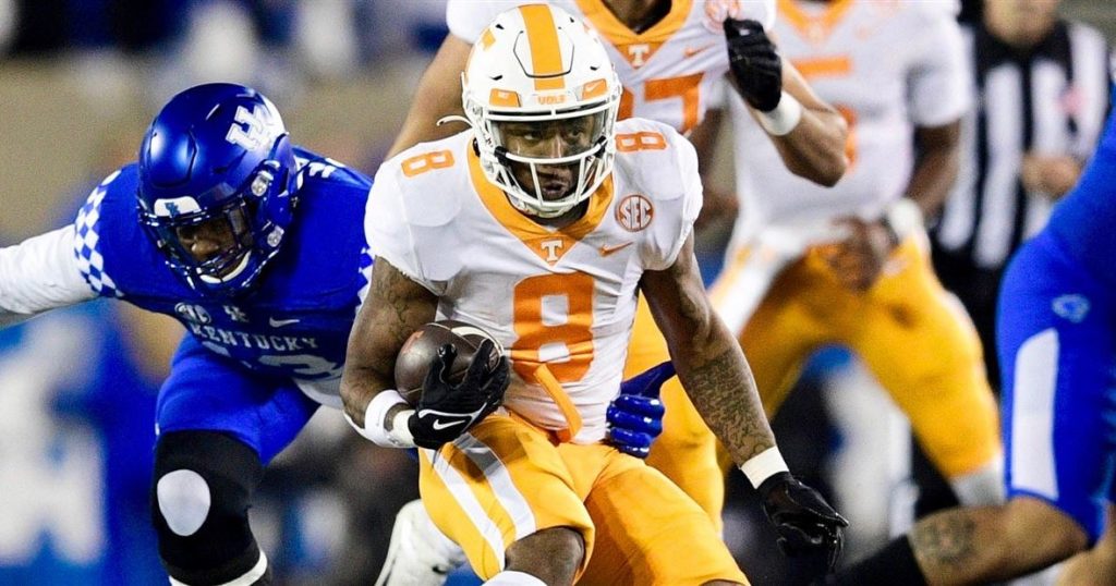 Tennessee RB Tiyon Evans enters the NCAA transfer portal
