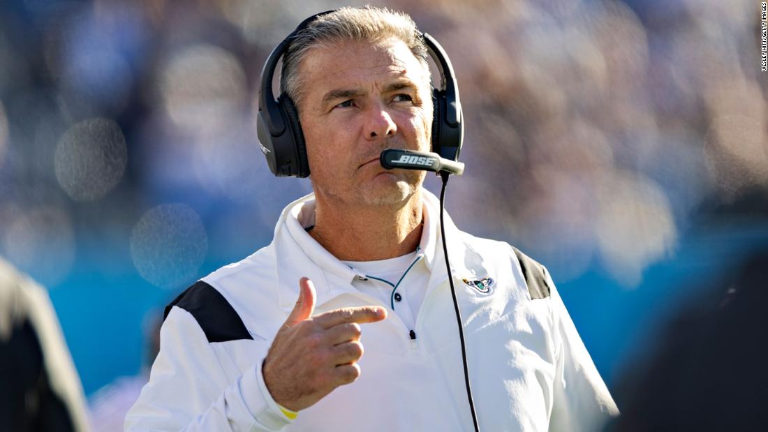 Urban Mayer sacked as head coach of the Jacksonville Jaguars