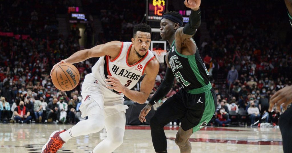 Blazers drop their record total in Celtics loss
