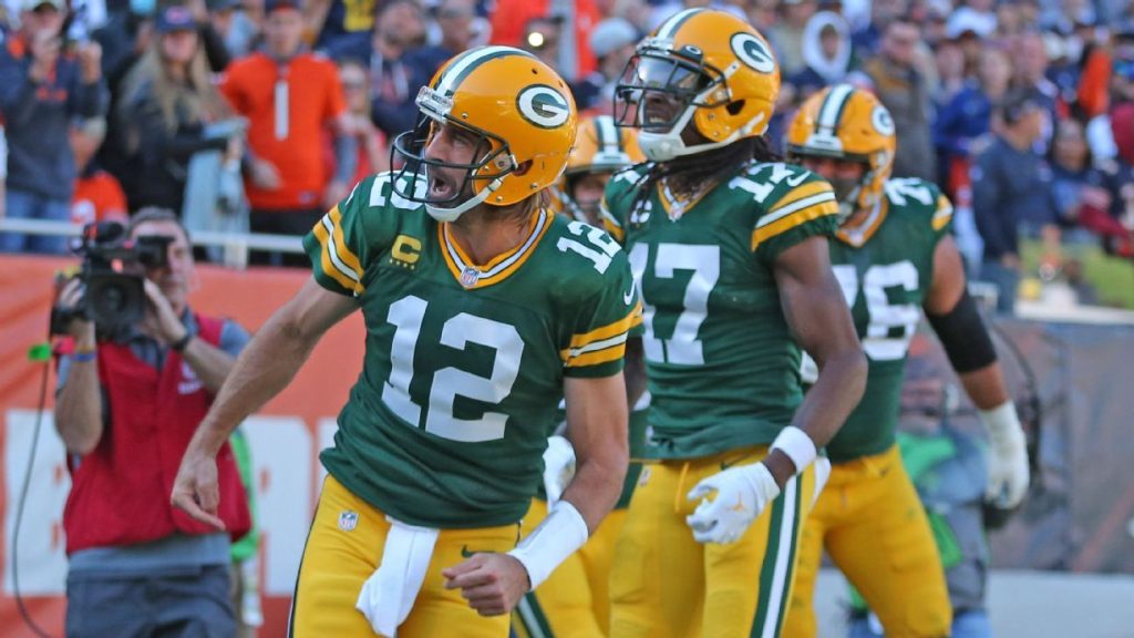 Green Bay Packers QP Aaron Rodgers