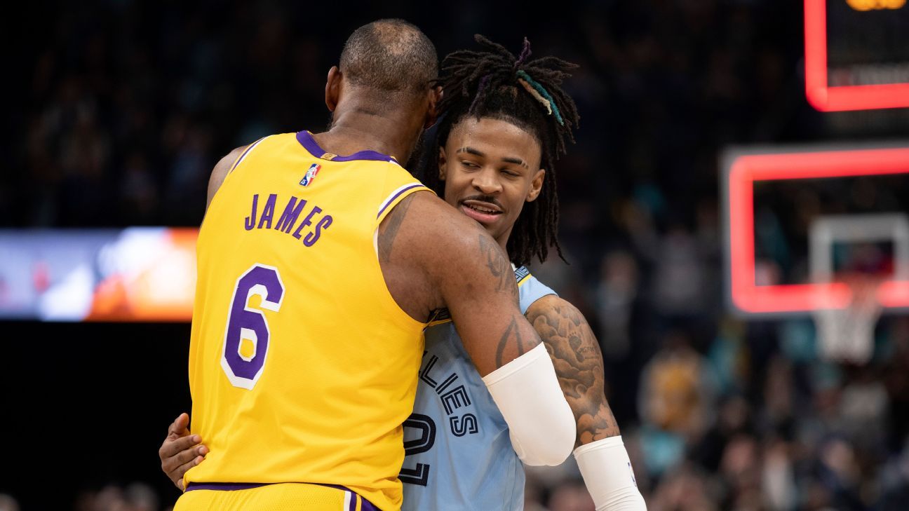 Ja Morant of the Memphis Grizzlies boosts second-half rally, scores 41 to bury Lakers