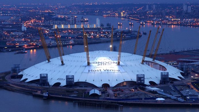 The Millennium Dome in London.