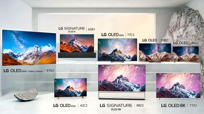 LG OLED lineup 2022