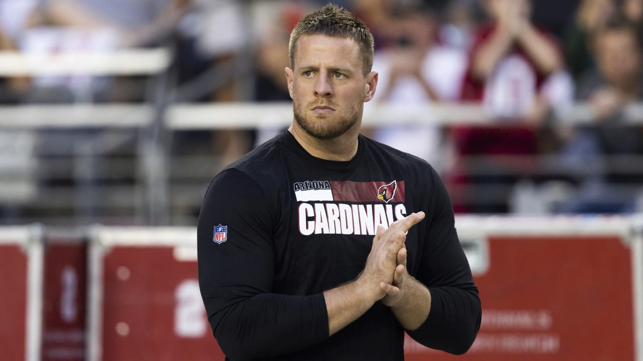 Cardinals DL JJ Watt are set to return from IR, planning to return for the first round of playoffs