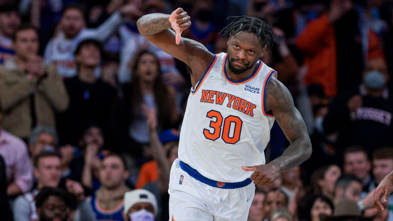 New York Knicks' Julius Rundle says thumbs-down gesture aims to silence boos at Madison Square Garden