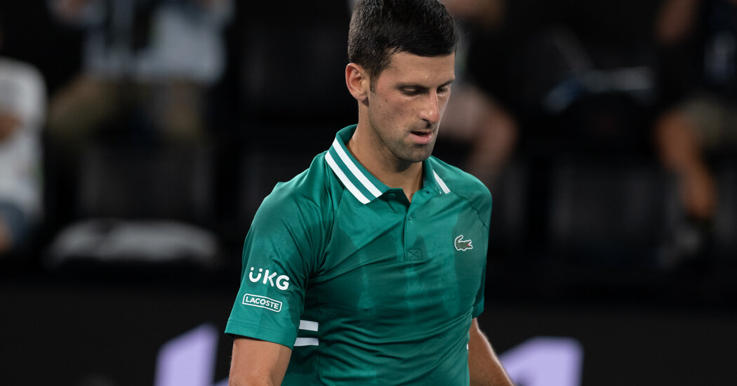 Novak Djokovic refused entry to Australia because of a vaccine exemption