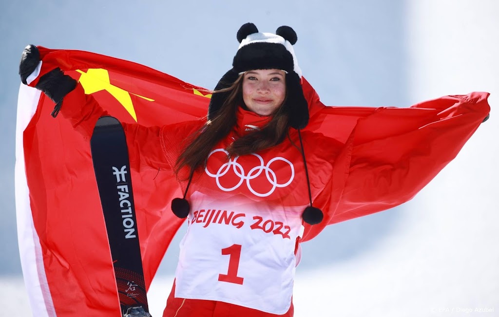 Freestyleskiester Gu in China gezicht Spelen, in VS 'verrader'