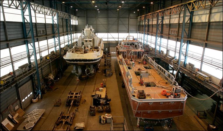 Damen shipyard in Gorinchem.  ANP . image
