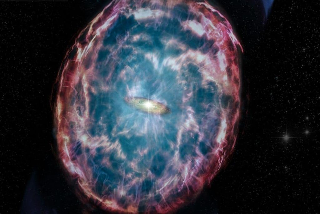 In the wake of a collision between two neutron stars, scientists have now discovered something very new