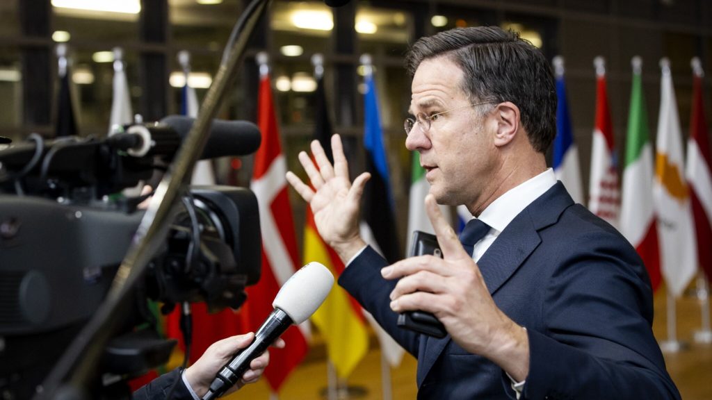 Rutte after EU summit: Do not ignore Russia's energy for now, 'US has understanding'