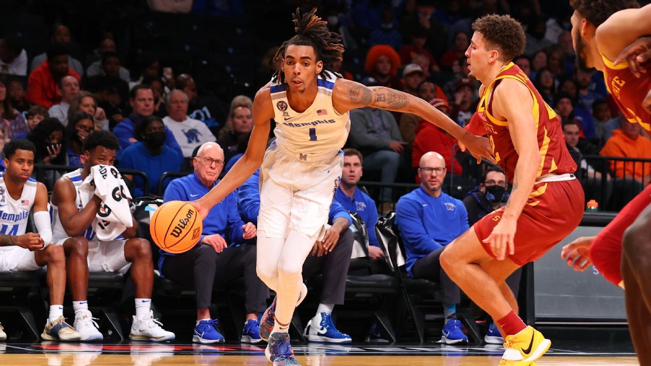 Emonie Bates leaves the Memphis men’s basketball team to enter the transfer gate