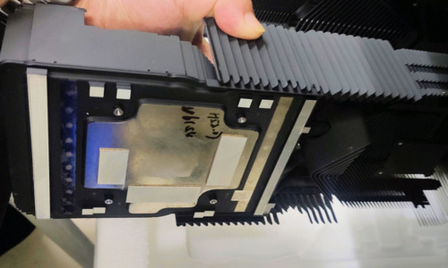 Images reveal an alleged cooler of the Nvidia RTX 4000 video card