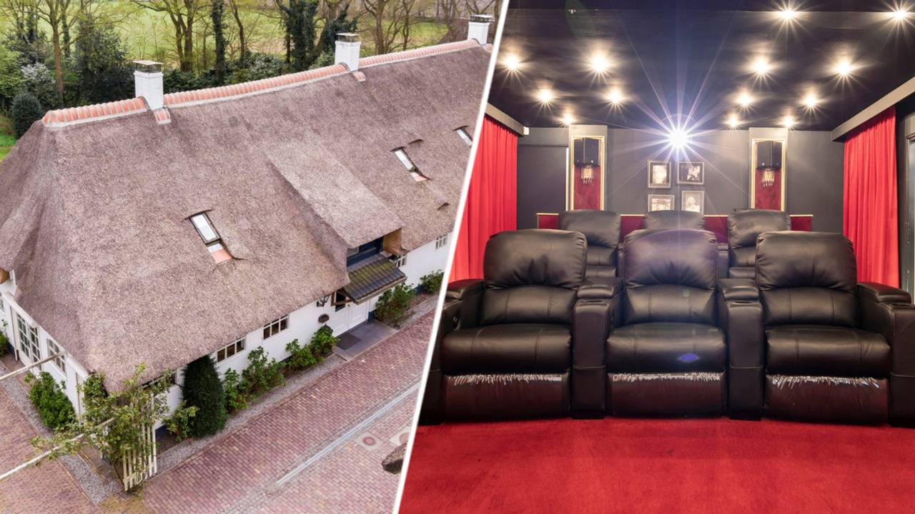 This house with a pool and a cinema is not the house he would grow up in