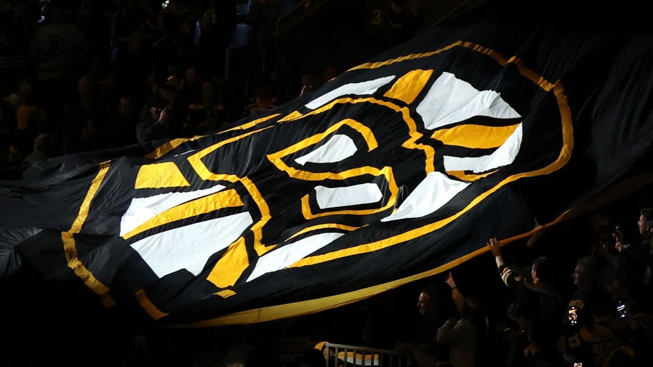 An NHL official was injured out of the ice during Game Three of the series between the Boston Bruins and the Carolina Hurricane