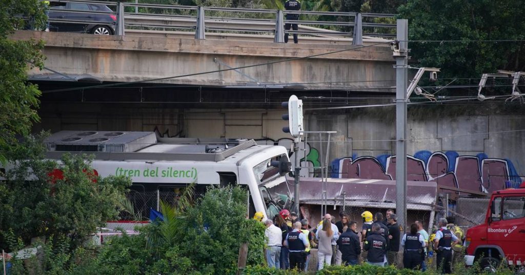 Dozens killed and injured in two trains colliding near Barcelona |  abroad