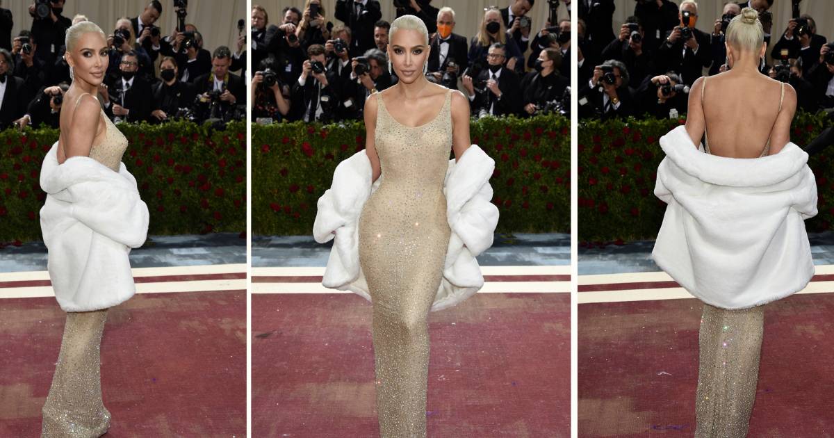 Kim Kardashian borrows a legendary Marilyn Monroe dress for the Met Gala |  show