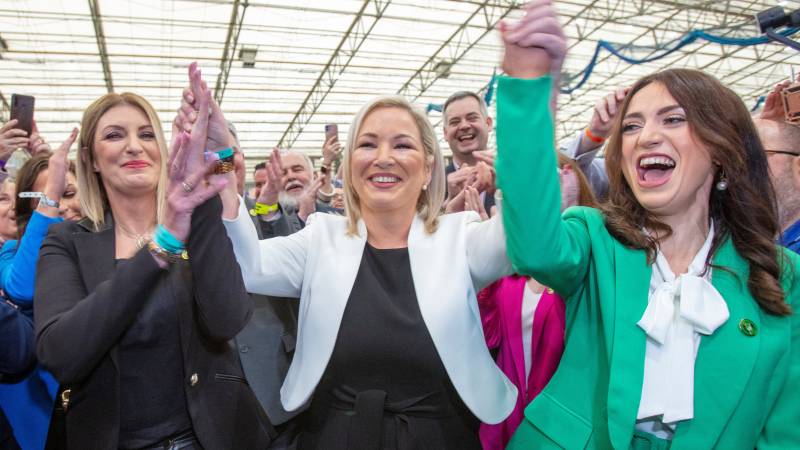 Sinn Fein is on his way to winning the election in Northern Ireland