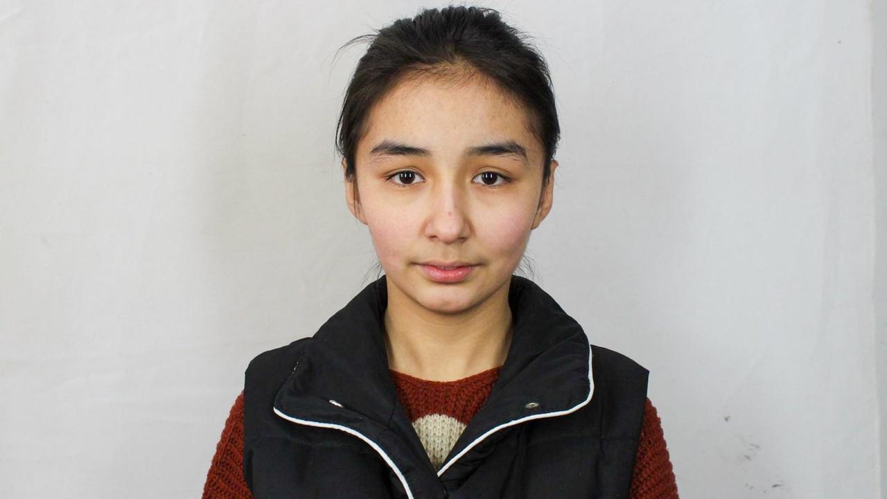 Raheel Omar, fifteen, is an inmate at the camp in Xinjiang.