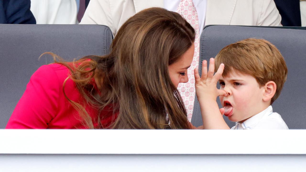 Prince Louis (4) makes a funny face during Queen Elizabeth's jubilee |  Currently