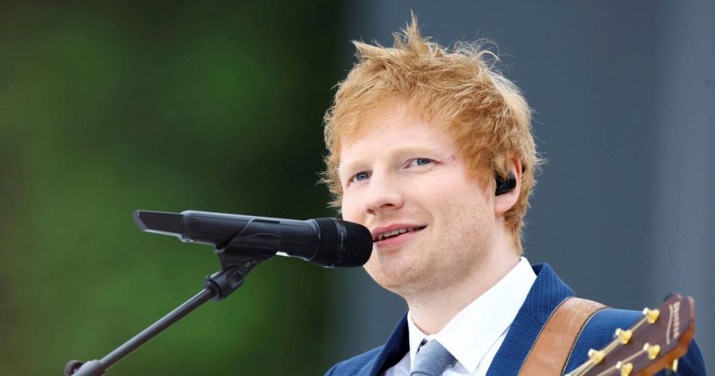 Ed Sheeran breaks the record in the Rolling Stones and from "joke" to a song in the top 40 |  Top 40 news
