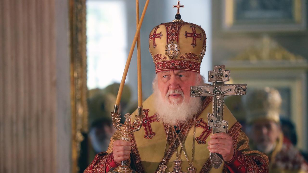 Patriarch Kirill, leader of the Russian Orthodox Church in Russia.
