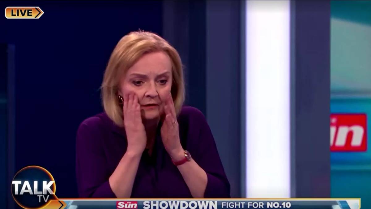 The presenter fainted during a debate on the leadership of the British Conservative Party