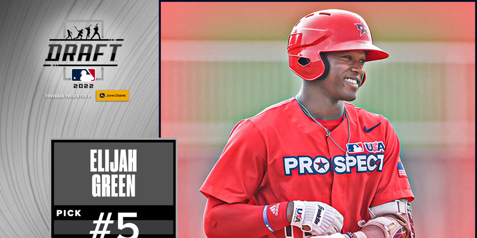 Citizens pick Elijah Green with pick number 5 in the MLB Draft