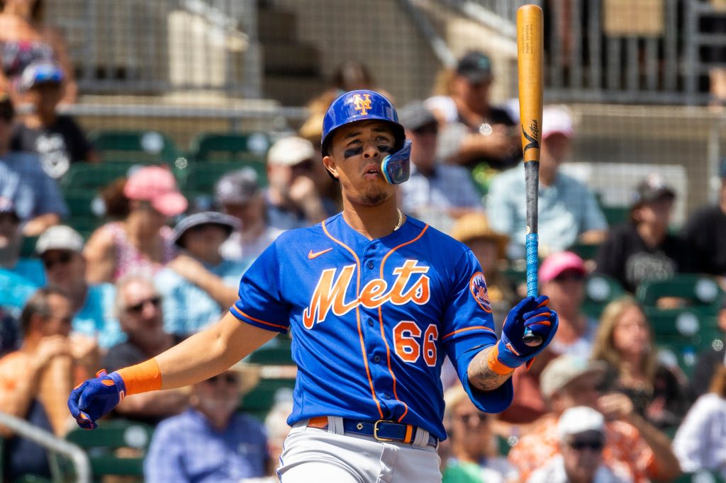 Marc Ventus during the Mets spring training