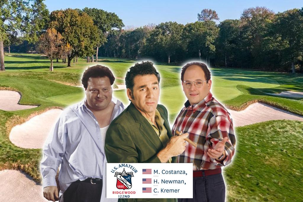 A golf trio named "Seinfeld" to play together in the US Amateur Championship