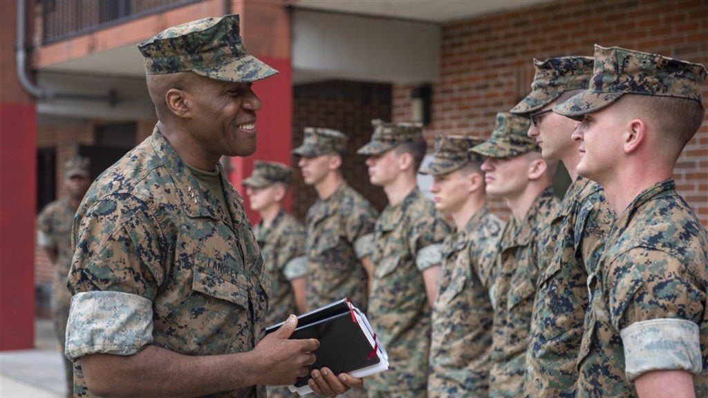After 246 years, a black officer holds the highest rank in the US Navy