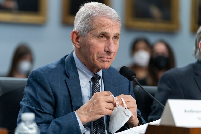 Dr.  Anthony Fauci AP . statue