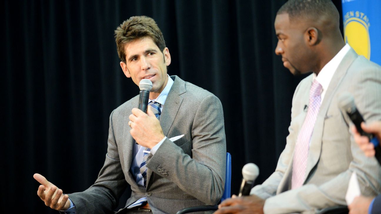 Golden State Warriors wants to keep "all these guys," General Manager Bob Myers says as three-way contract resolutions loom