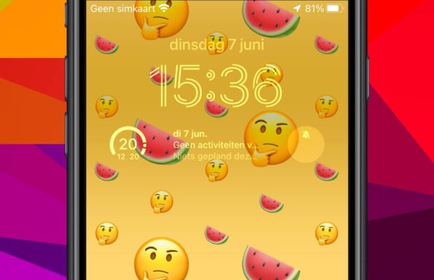 Lock screen emoji for iOS 16