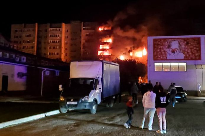 Some people were going to die because they were going to jump out of the burning apartment.
