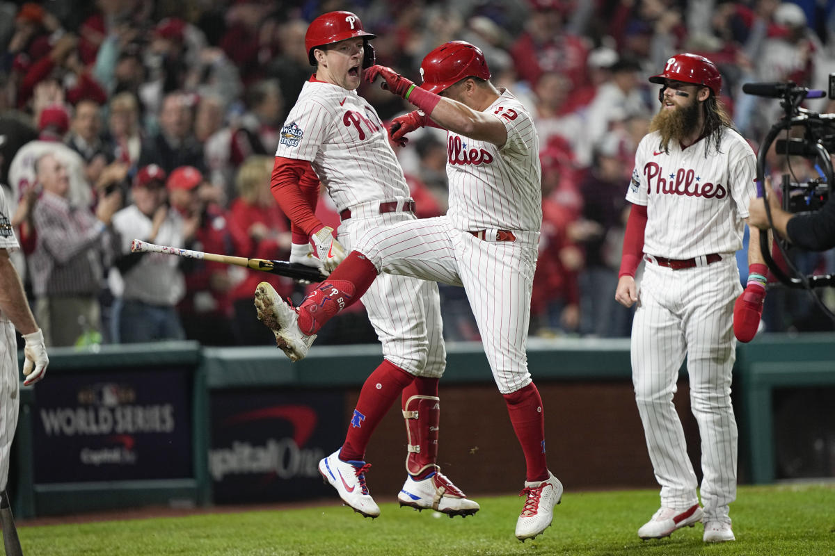 Phillies swing for Game 3 victory over the Astros, facing Houston player Lance McCullers Jr.