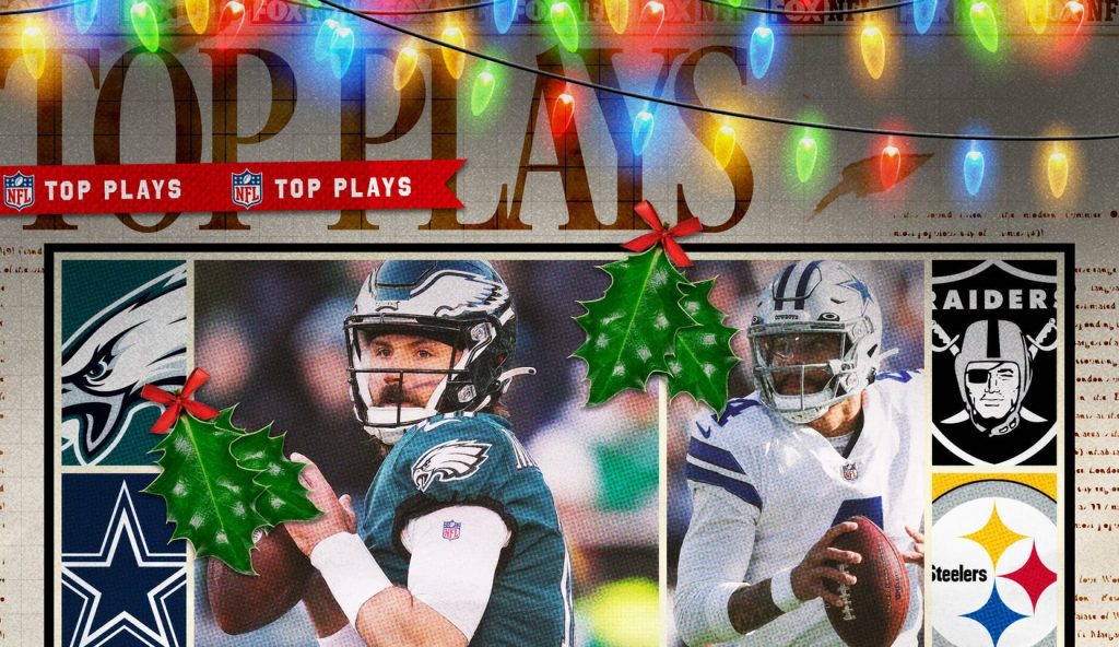 Best NFL Christmas Eve plays: Cowboys down Eagles, Steelers edge Raiders